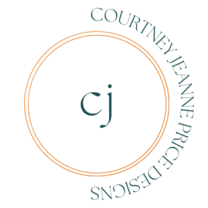 Logo for Courtney Jeanne Price Designs