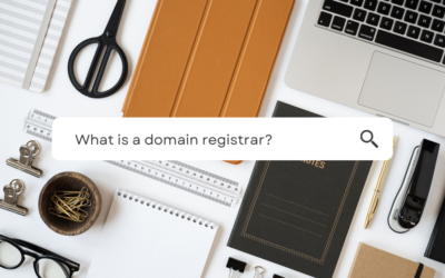 What is a domain registrar?