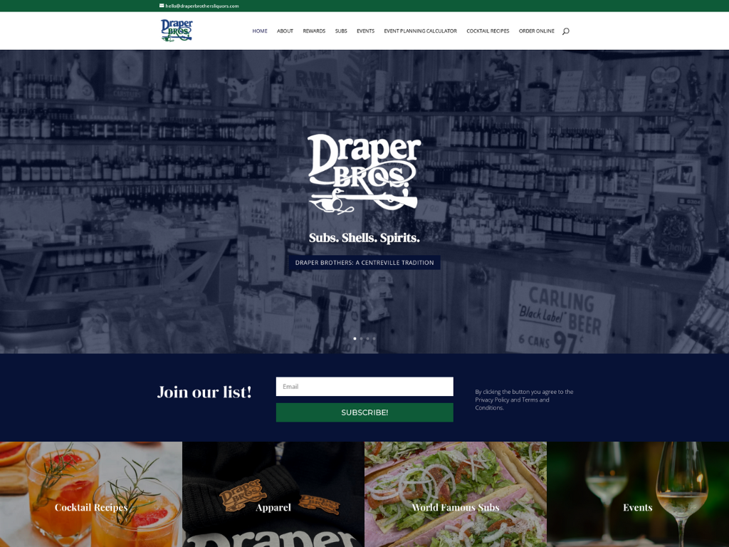 Mowbray Chapel Website Screenshot