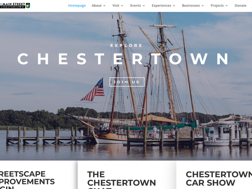 Mowbray Chapel Website Screenshot